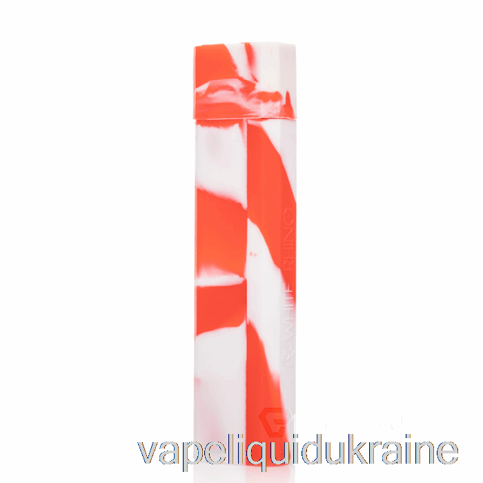 Vape Liquid Ukraine White Rhino Silicone Dab Out [Pyrex] Red White